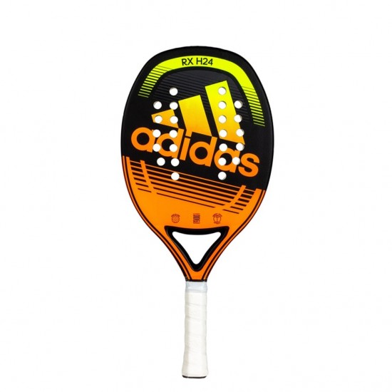 RAQUETE ADIDAS BEACH TENNIS RX24 - PRETO/LARANJA/AMARELO